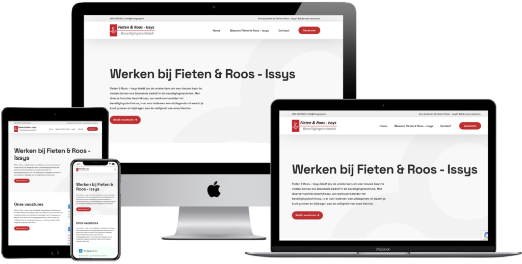 Werkenbij website Fieten en Roos Issys